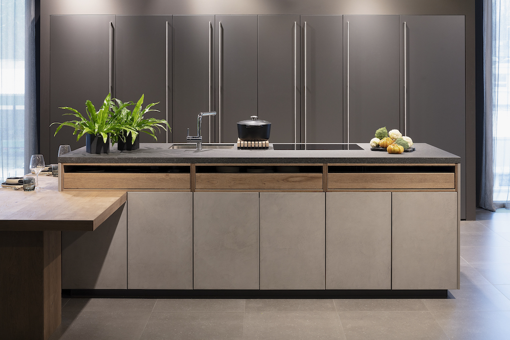 Leichtküche_Leicht-Küche_PRIMO_Bondi_Olivgrau