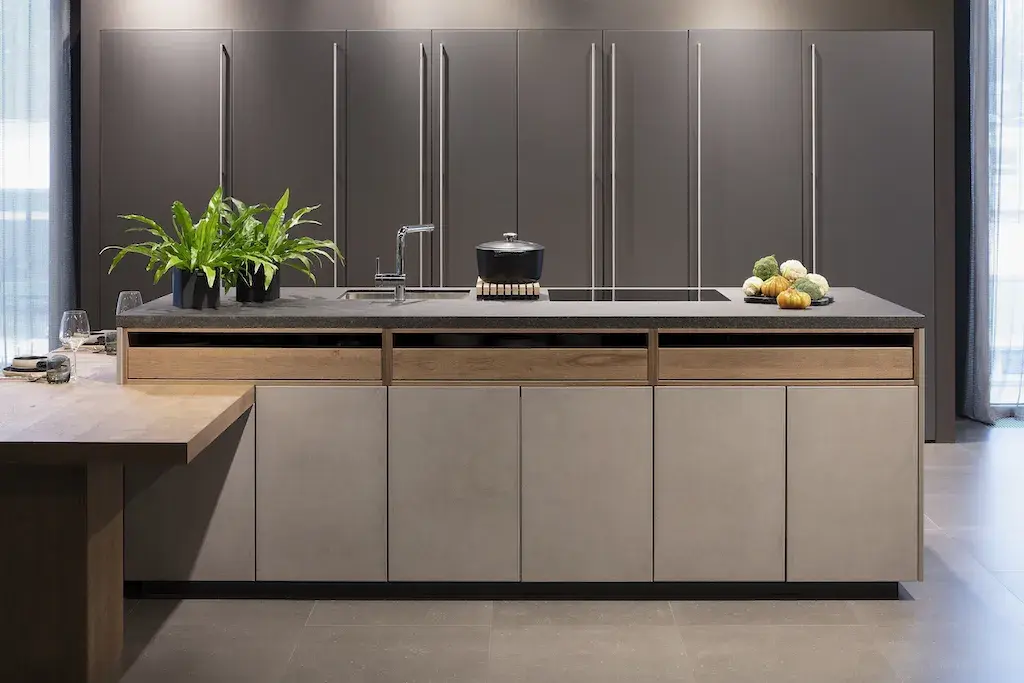 Leichtküche_Leicht-Küche_PRIMO_Bondi_Olivgrau